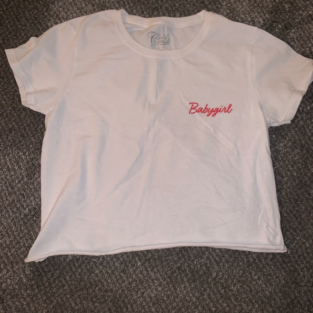 baby girl crop top